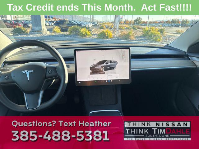 used 2022 Tesla Model 3 car, priced at $23,160