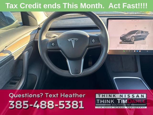 used 2022 Tesla Model 3 car, priced at $23,160