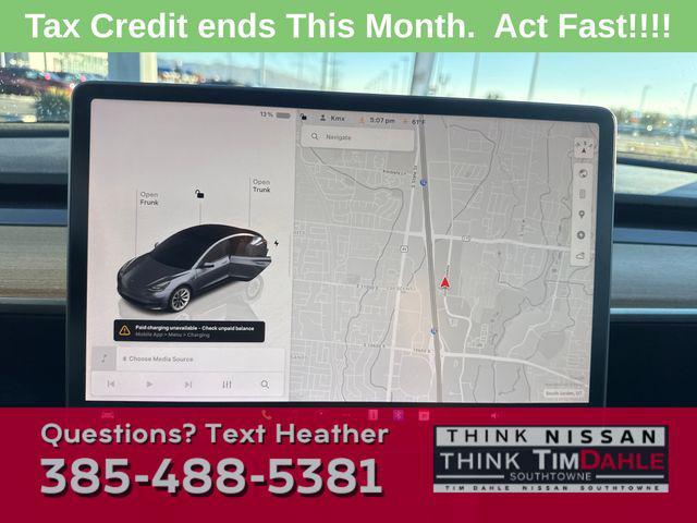 used 2022 Tesla Model 3 car, priced at $23,160