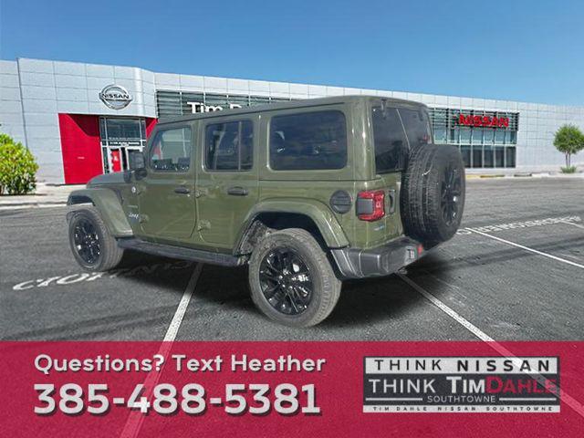 used 2021 Jeep Wrangler Unlimited 4xe car, priced at $28,727