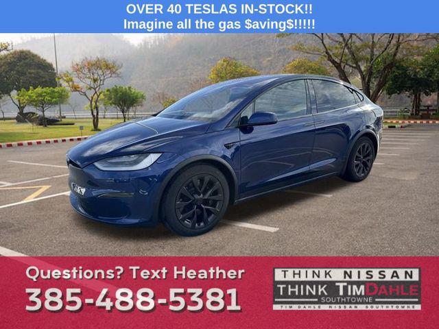 used 2022 Tesla Model X car, priced at $55,499