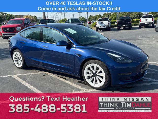 used 2021 Tesla Model 3 car, priced at $20,898