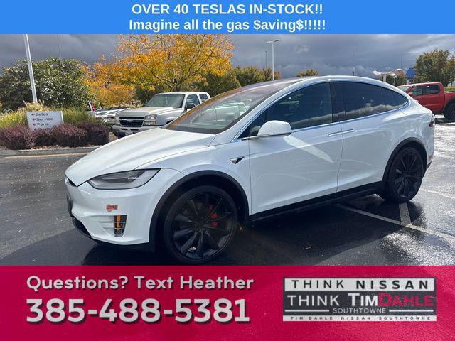 used 2020 Tesla Model X car, priced at $42,998