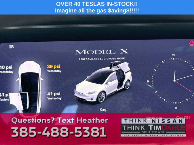 used 2020 Tesla Model X car, priced at $42,998