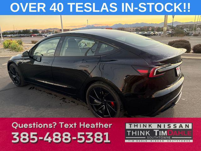 used 2024 Tesla Model 3 car, priced at $40,998