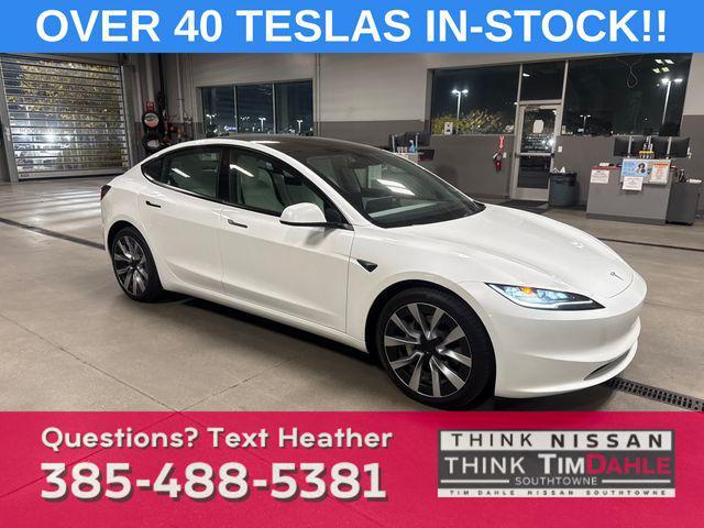 used 2024 Tesla Model 3 car, priced at $41,899