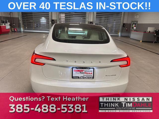 used 2024 Tesla Model 3 car, priced at $41,899