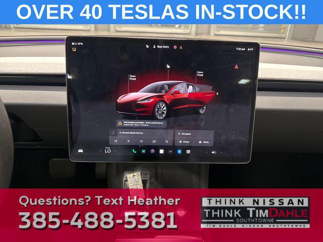 used 2024 Tesla Model 3 car, priced at $41,899