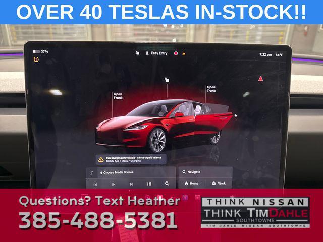 used 2024 Tesla Model 3 car, priced at $41,899