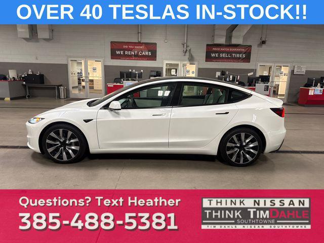 used 2024 Tesla Model 3 car, priced at $41,899
