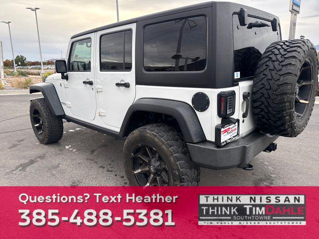 used 2016 Jeep Wrangler Unlimited car, priced at $22,757
