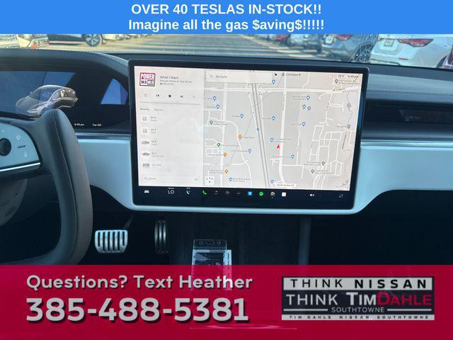 used 2022 Tesla Model S car, priced at $58,998