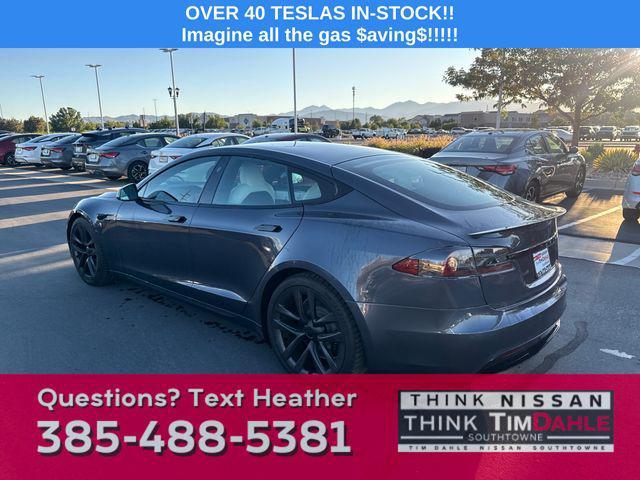 used 2022 Tesla Model S car, priced at $58,998