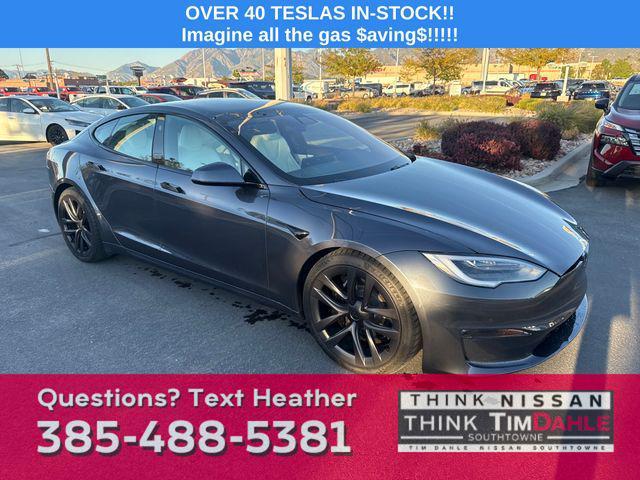 used 2022 Tesla Model S car, priced at $58,998