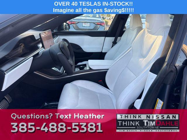 used 2022 Tesla Model S car, priced at $58,998
