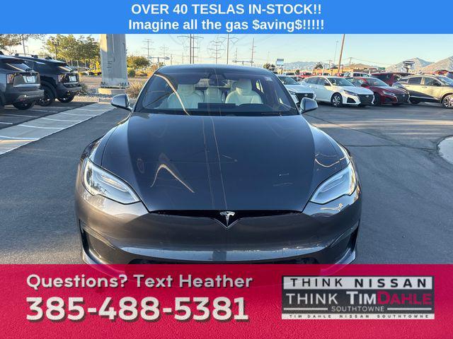 used 2022 Tesla Model S car, priced at $58,998