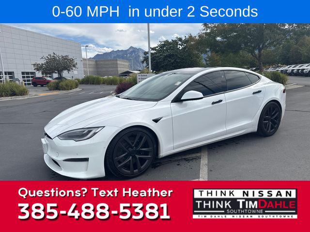 used 2021 Tesla Model S car, priced at $51,304