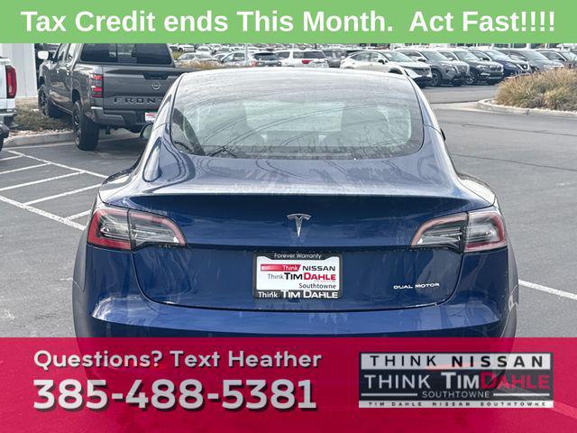 used 2022 Tesla Model 3 car, priced at $22,199