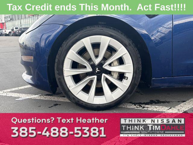 used 2022 Tesla Model 3 car, priced at $22,199