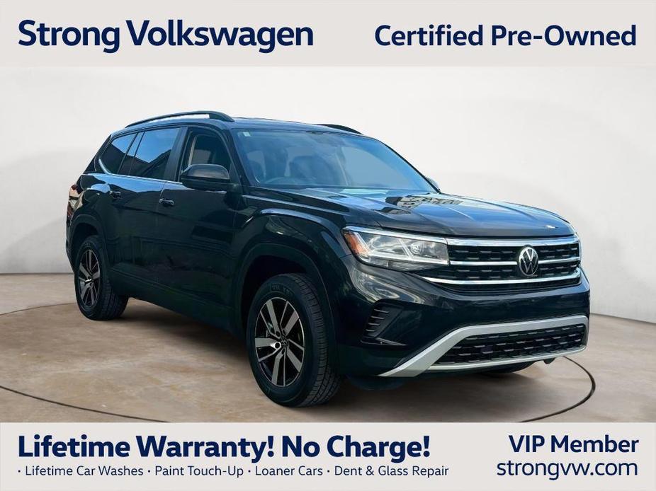 used 2021 Volkswagen Atlas car, priced at $24,042