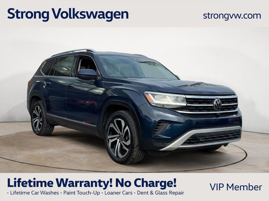 used 2021 Volkswagen Atlas car, priced at $34,900