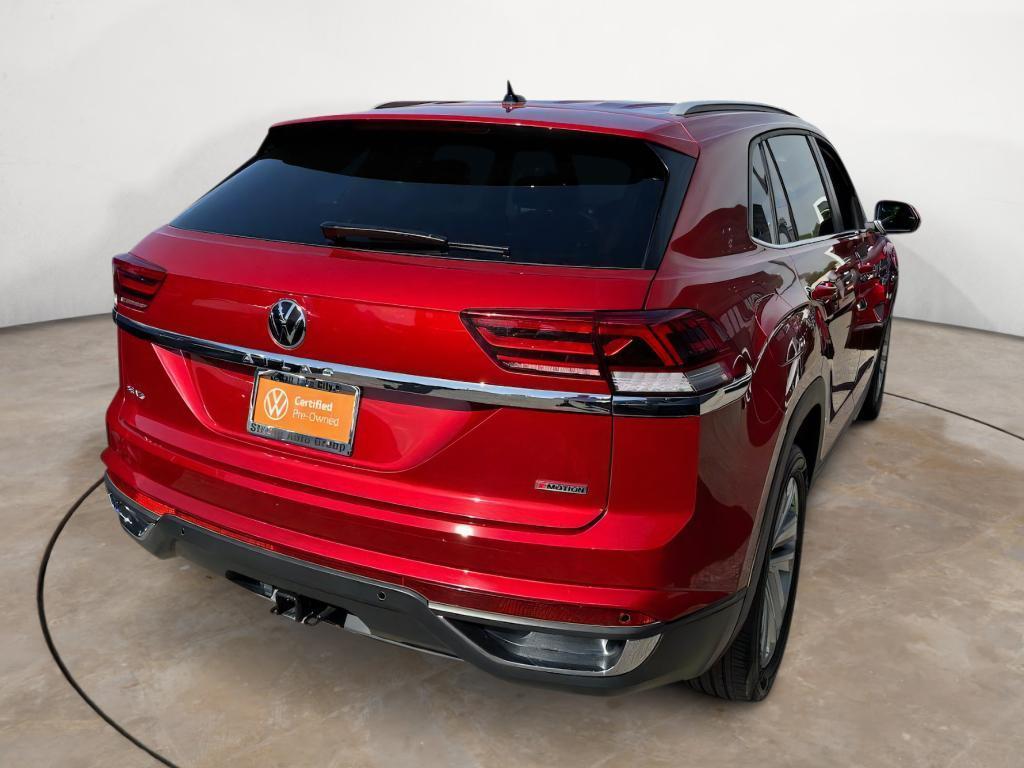 used 2022 Volkswagen Atlas Cross Sport car, priced at $29,321