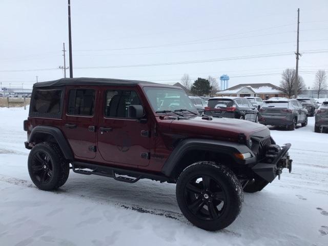 used 2021 Jeep Wrangler Unlimited car, priced at $31,077