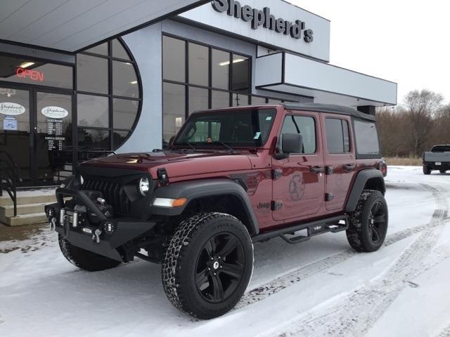 used 2021 Jeep Wrangler Unlimited car, priced at $31,077