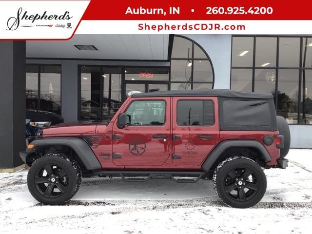 used 2021 Jeep Wrangler Unlimited car, priced at $31,077