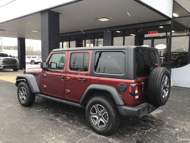 used 2021 Jeep Wrangler Unlimited car, priced at $33,480