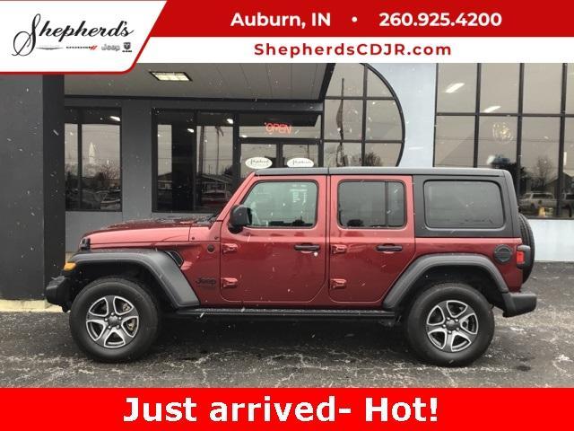 used 2021 Jeep Wrangler Unlimited car, priced at $33,480