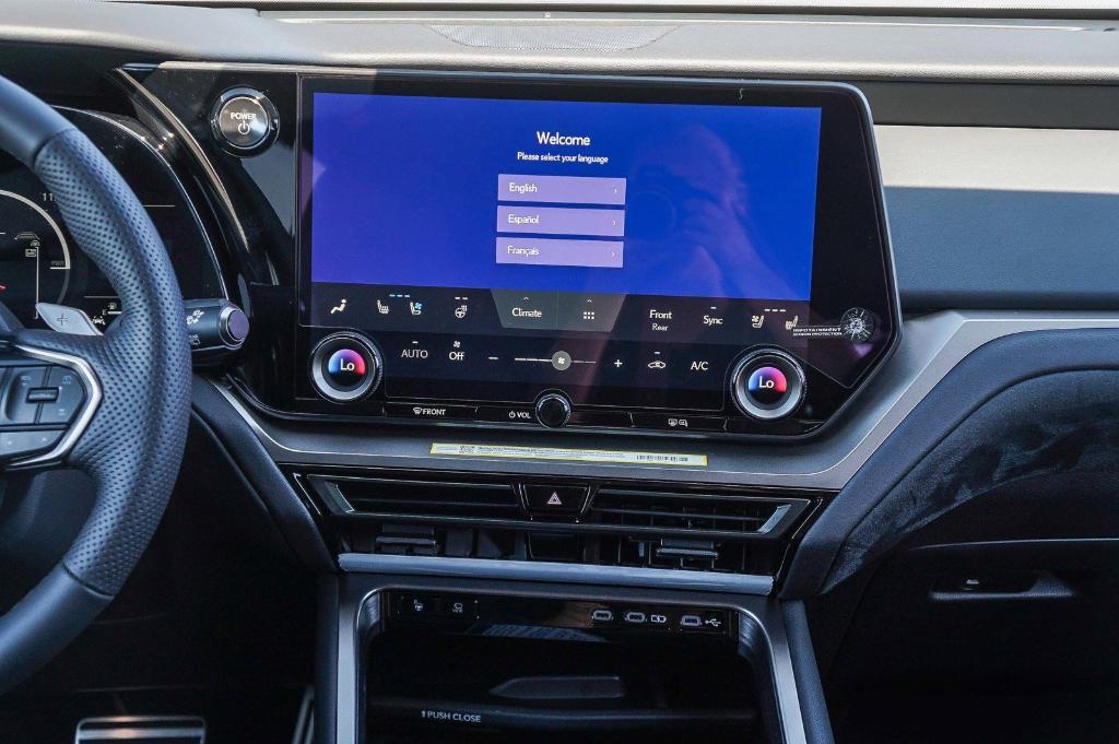 new 2025 Lexus TX 500h car, priced at $74,114