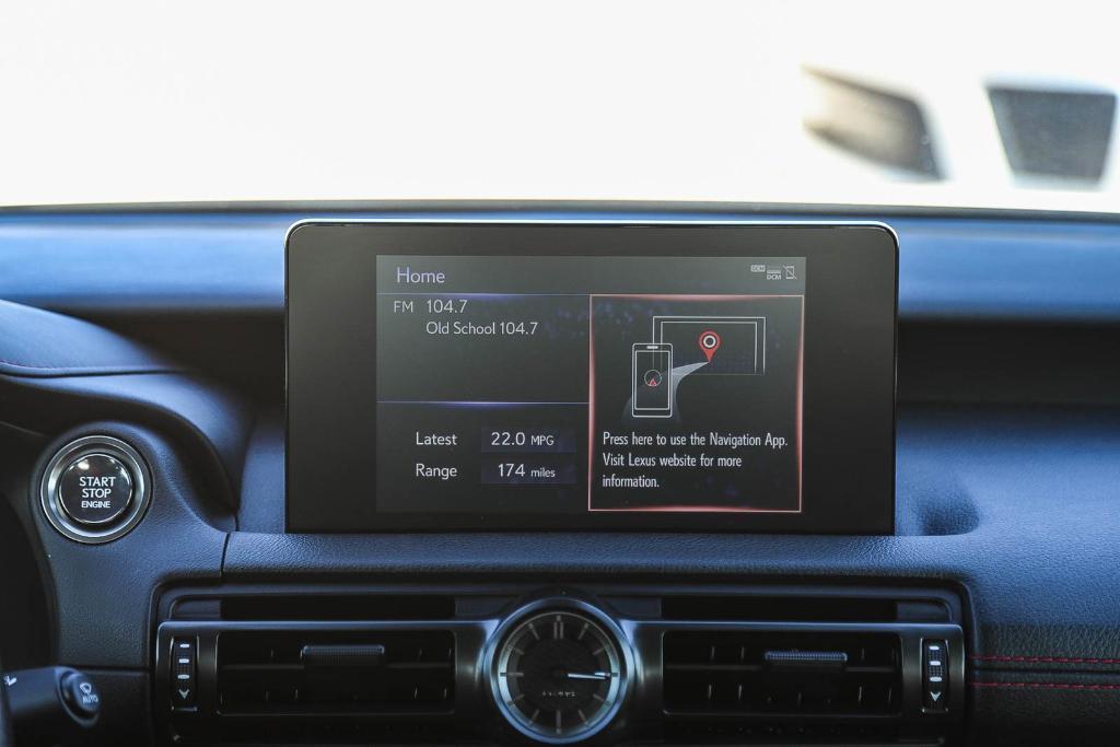 used 2023 Lexus IS 350 car, priced at $38,500