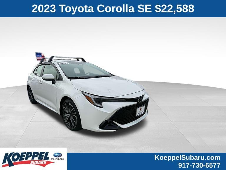 used 2023 Toyota Corolla Hatchback car, priced at $22,588