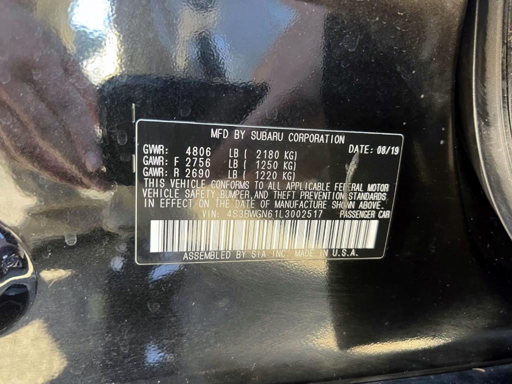 used 2020 Subaru Legacy car, priced at $23,588