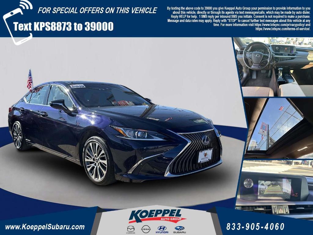 used 2019 Lexus ES 300h car, priced at $26,998