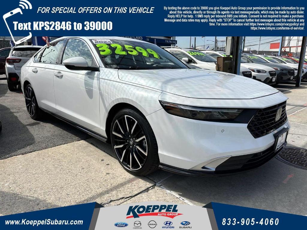 used 2024 Honda Accord Hybrid car, priced at $32,588