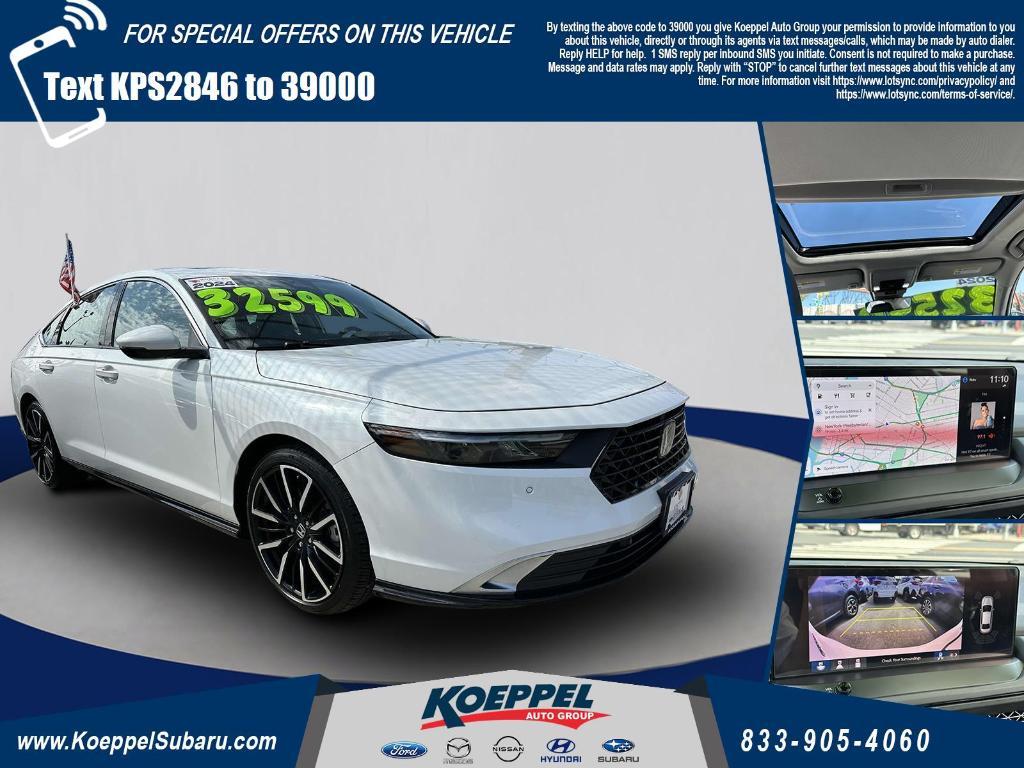 used 2024 Honda Accord Hybrid car, priced at $31,567