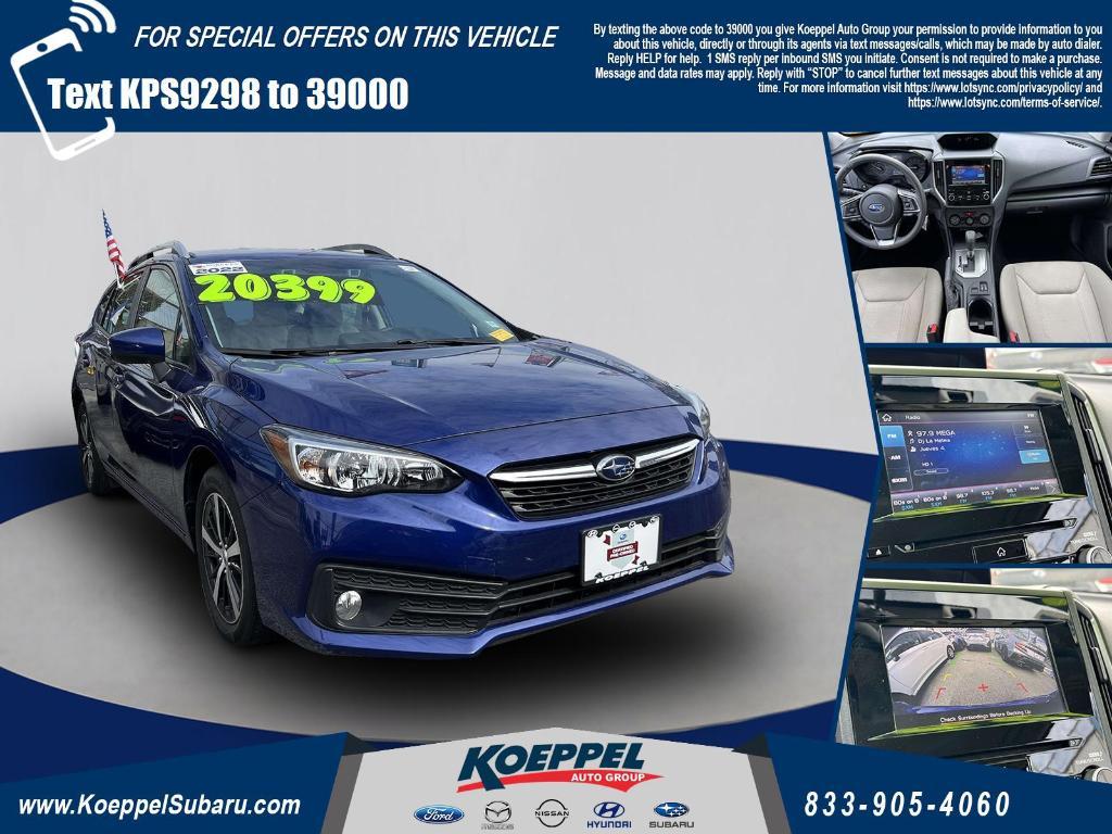used 2022 Subaru Impreza car, priced at $20,100