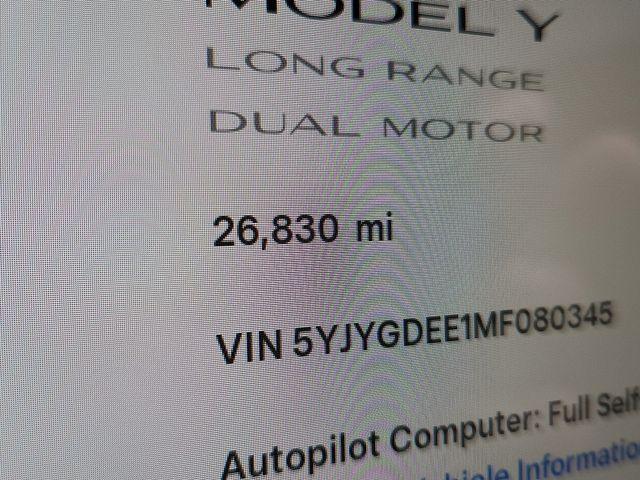 used 2021 Tesla Model Y car, priced at $31,231