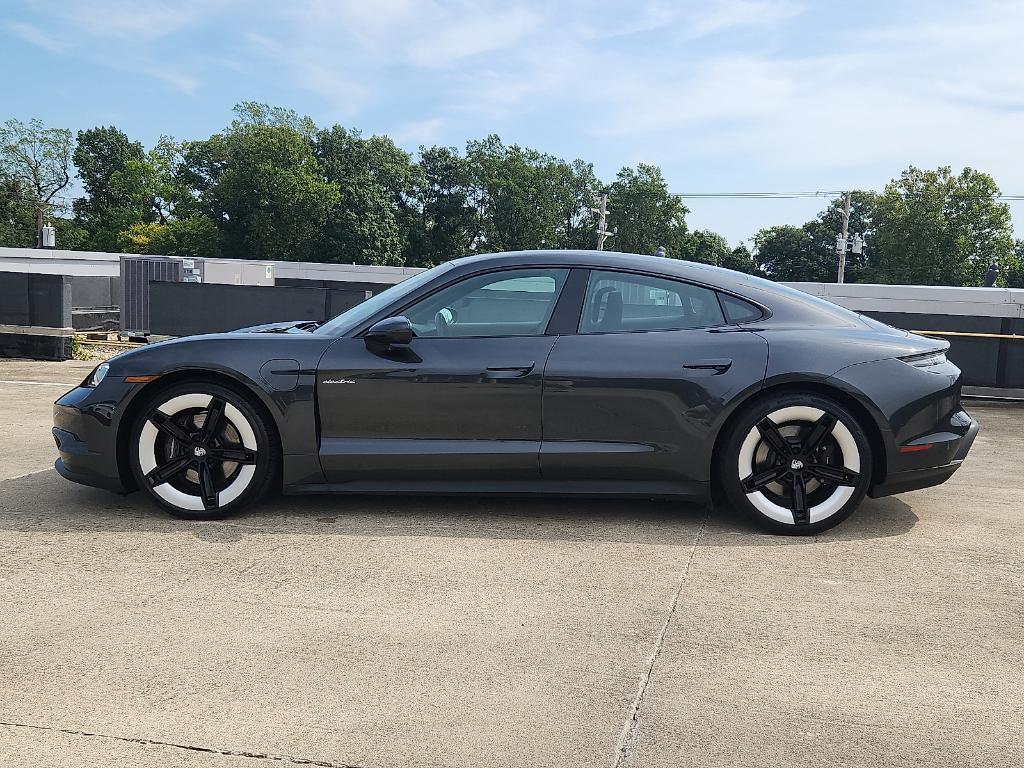 used 2025 Porsche Taycan car, priced at $107,436