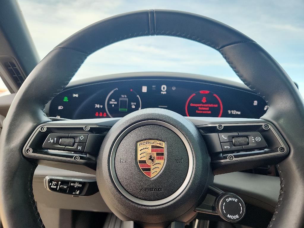 used 2025 Porsche Taycan car, priced at $107,436