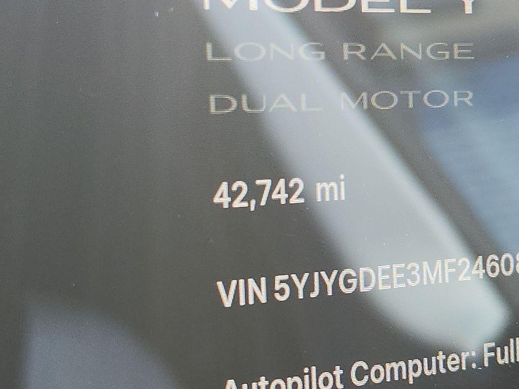 used 2021 Tesla Model Y car, priced at $27,932