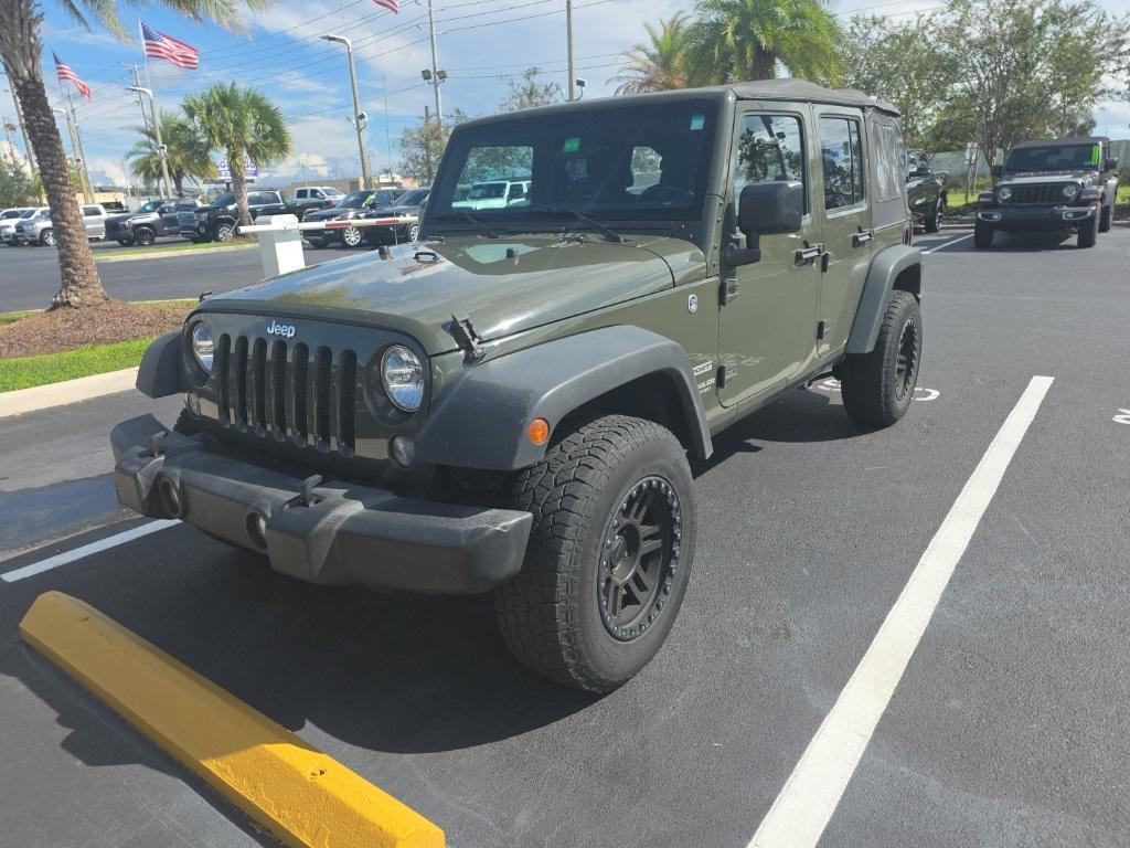 used 2016 Jeep Wrangler Unlimited car, priced at $14,477