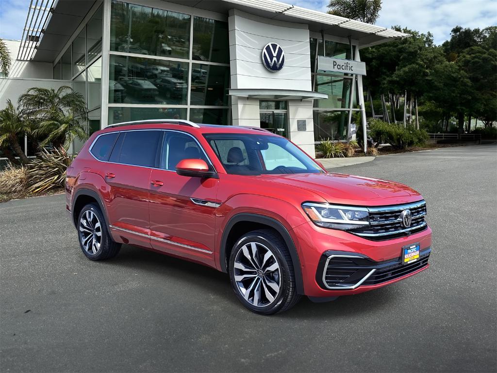used 2021 Volkswagen Atlas car, priced at $34,900
