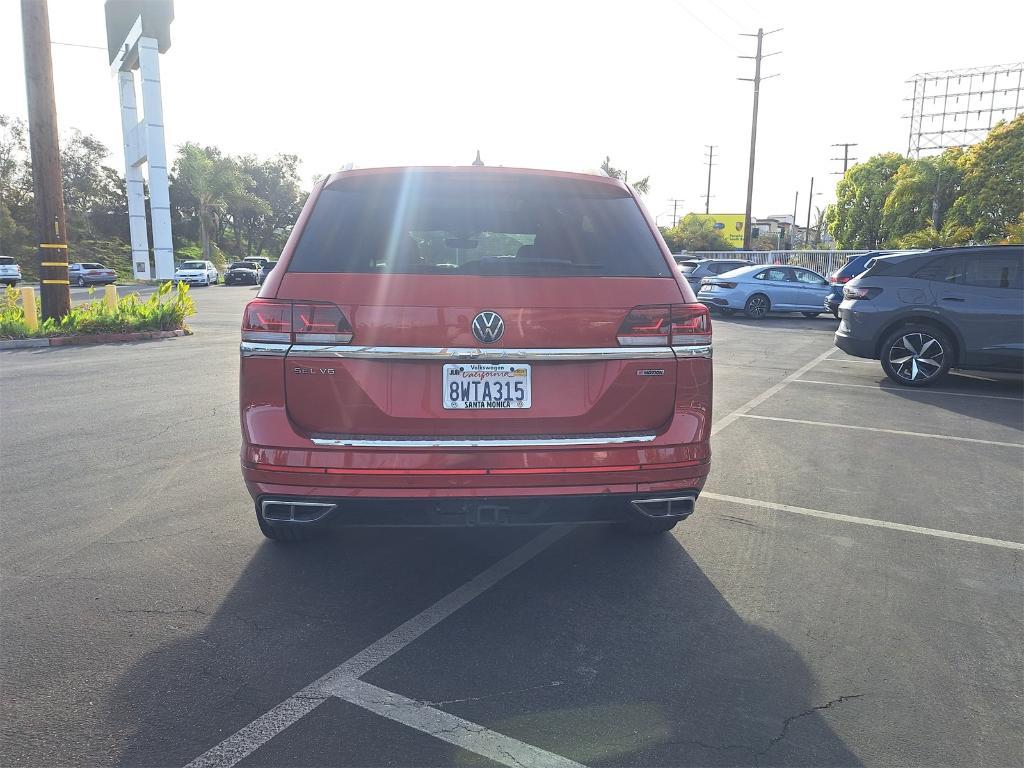 used 2021 Volkswagen Atlas car, priced at $36,700