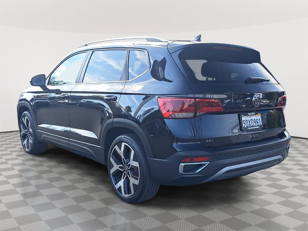 used 2023 Volkswagen Taos car, priced at $21,600