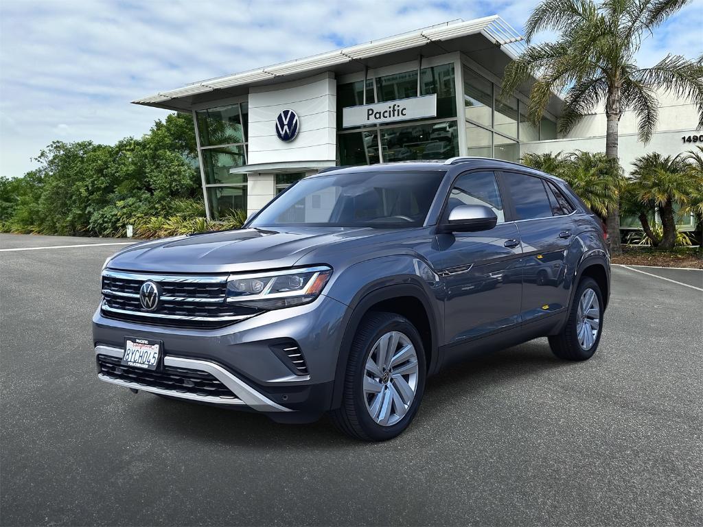 used 2021 Volkswagen Atlas Cross Sport car, priced at $24,200