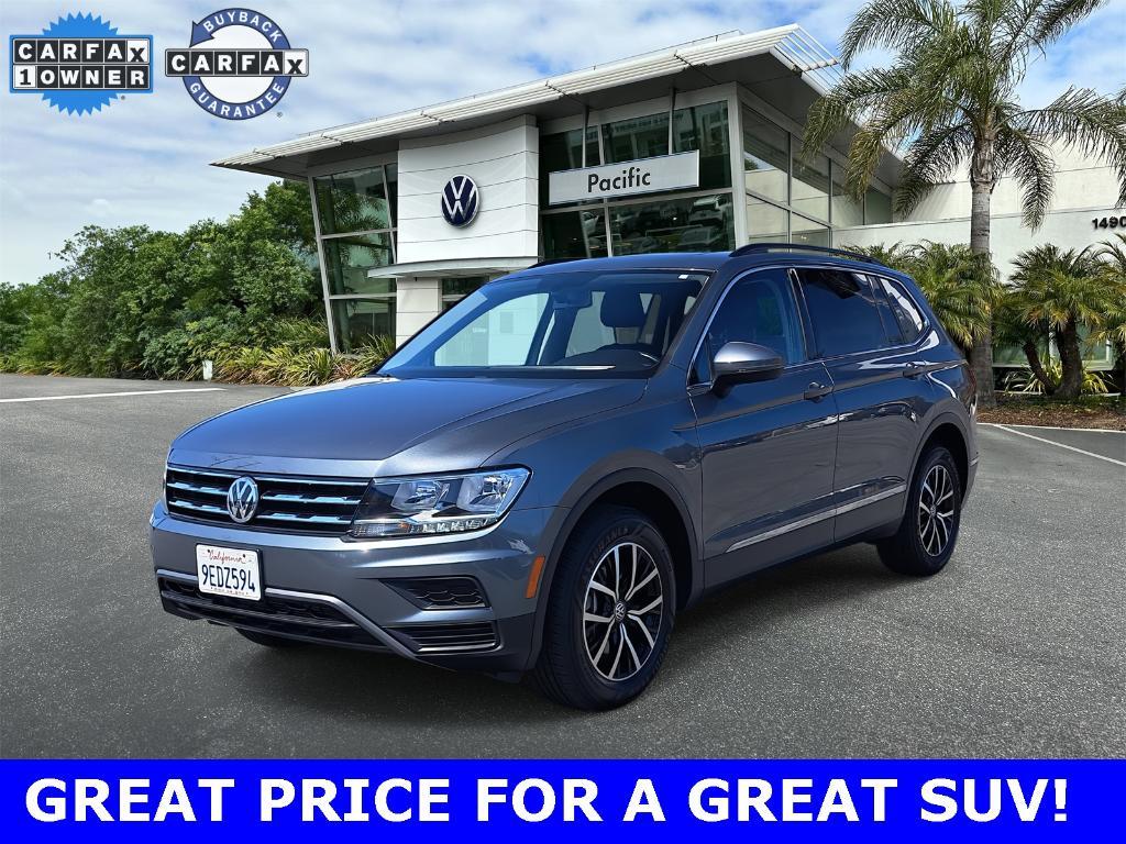used 2021 Volkswagen Tiguan car, priced at $20,950
