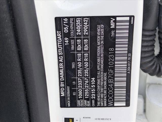 used 2016 Mercedes-Benz GLC 300 car, priced at $16,998